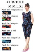 BT011- Đồ bộ Tole hoa lửng vải mát