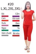 DBT020 - Đồ bộ thun cotton 4 chiều mát mịn