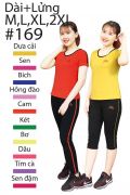 DTT169- Bộ thể thao dài, lửng thêu Nike- adidas