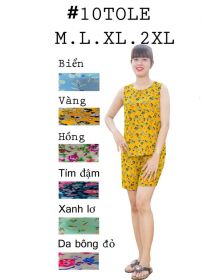 đồ bộ vải tole đùi