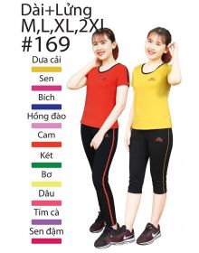 DTT169- Bộ thể thao dài, lửng thêu Nike- adidas