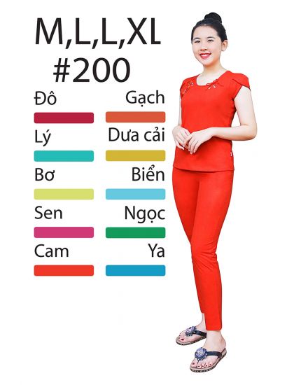 BDT200- Đồ bộ thun mặc nhà