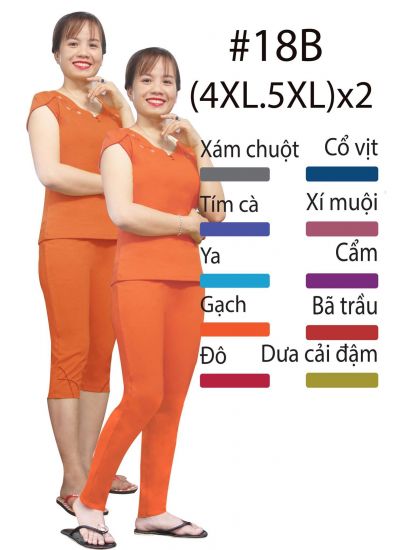 DBT018B-Đồ bộ thun lửng và dài tay giò gà